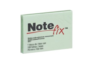 POST-IT 3M NOTEFIX NFX7 VERDE 100F 76X102MM