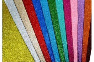 PLACA DE EVA COM GLITER 40X60 FOLHA AVULSA UNIDADE