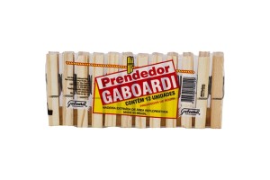 PRENDEDOR DE ROUPA GABOARDI MADEIRA COM 12 UNIDADE