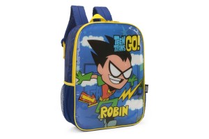 MOCHILA ESCOLAR LUXCEL JOVENS TITANS AMARELO UN