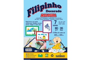 FILIPINHO MOLDURA 7 CORES 230X320 120G/M2 35FLS