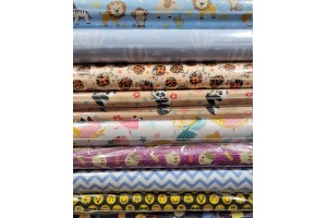 TECIDO DE ALGODAO EMBALADO 100X70CM