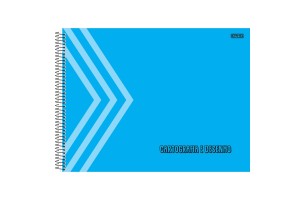 CADERNO SD CARTOGRAFIA KBOM AZUL CD ESP 60FLS