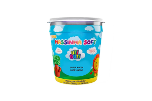 MASSINHA SOFT UTIGUTI POTE 500G ROSA CLARO