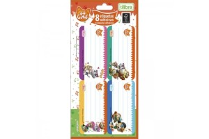 ETIQUETA ADESIVA 44 GATOS COM 8 UNIDADES